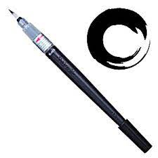 Stylo pinceau Color brush Pentel noir