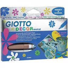 [91.632] Feutres Giotto Decor Metallic, assortiment 5 couleurs