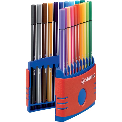[67.239] Fasermaler Stabilo Pen 68 ColorParade Set 20 Farben