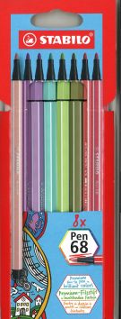 [67.351] Fasermaler Stabilo Pen 68, Sortiment 8 Farben