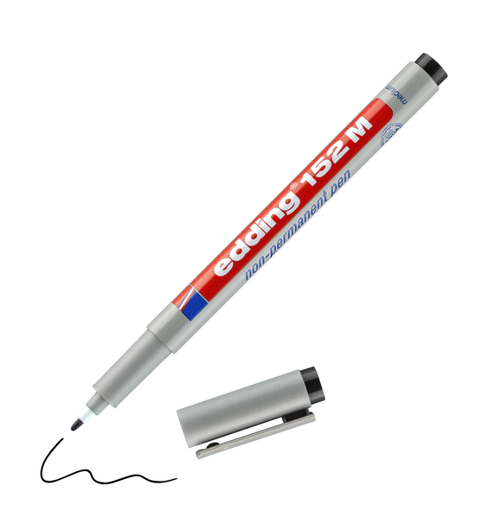 [62.233.1] Folienschreiber edding 152M non permanent, schwarz