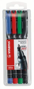 [62.220] Stabilo OHPen universal medium permanent assortiment