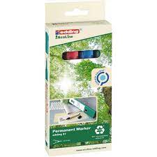[91.180] Marker edding 21 EcoLine, Sortiment 4 Farben