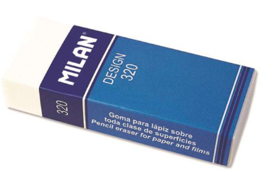 [67.178] Radiergummi Milan weiss CPM320