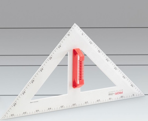 [61.101] Equerre graduée avec poignée 45° - 60 cm