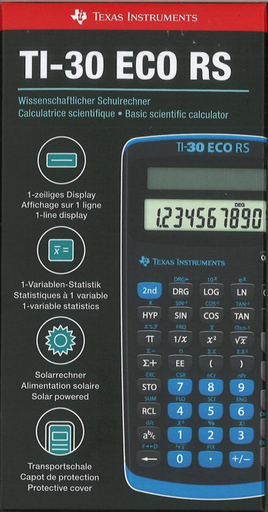 [68.400] Calculatrice Texas TI 30 ECO RS