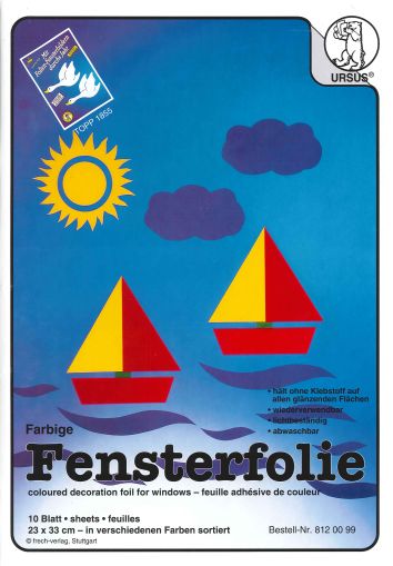 [94.127] Fernsterfolie 23 x 33 cm, Sortiment mit 10 Blatt