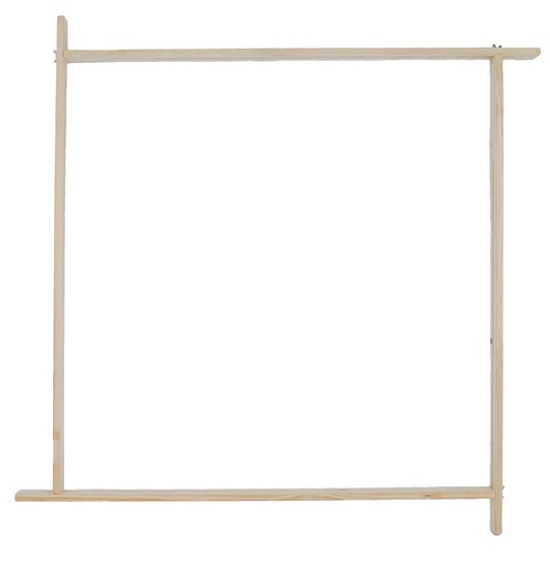 [81.603] Cadre en bois pour peinture sur soie 1 m 