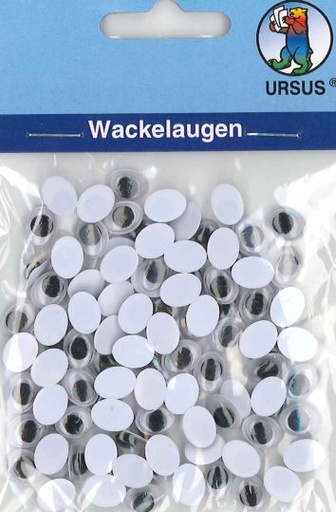 Wackelaugen oval 100 Stk
