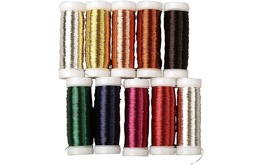 Fil de fer torsadé effet bouillon 0.3 mm 45 m