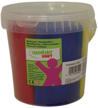[82.223] Knetmasse 1 kg, Sortiment 4 Farben
