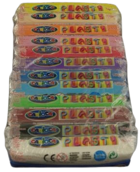 [82.220] Pâte à modeler Carioca assortiment 12 couleurs à 150 g