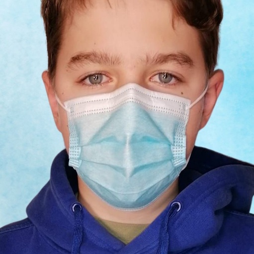 [69.889] Gesichtsmasken Type IIR für Kinder 6 - 12 Jahre (50 Stk)