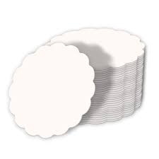 Bierfilzscheiben Ø 10,7 cm (25 Stück)