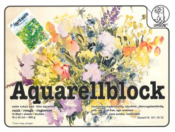 Bloc aquarelle 200 g/m², 10 fles