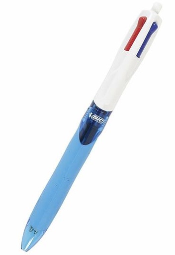 [67.260.1] Vierfarbkugelschreiber Grip Pro Bic blau