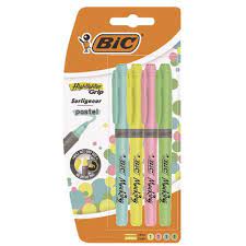 [67.476] Textmarker Bic 4 Farben pastell