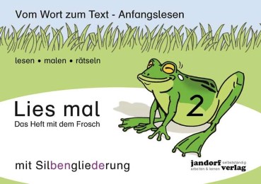 [978-3-939965-93-0] Lies mal 2 (mit Silbengliederung) - Das Heft mit dem Frosch