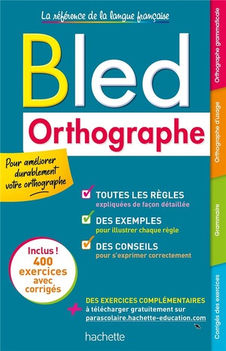 [978-2-01-715105-0] Bled Orthographe