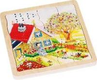 [90.798] Puzzle à couches, en bois «Saisons»