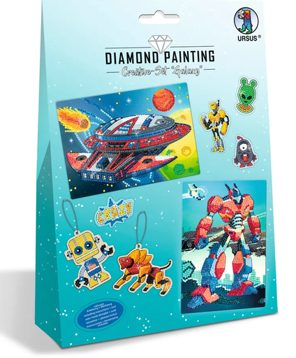 [74.181] Painting Sticker «Galaxy» Diamantensteine sortiert in verschiedenen Farben