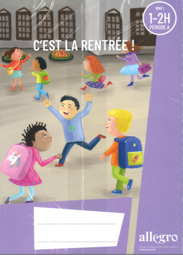 [24125] Allegro Série 1 Menu FR-VS 1-2H pack de 4 brochures  - élève