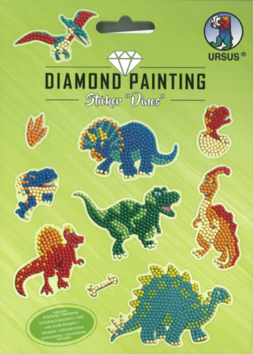 [74.166] Diamond Painting Sticker «Dinos» 