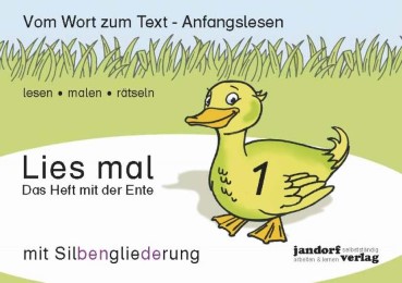 [CS978-3-939965-82-4] Lies mal 1 - Das Heft mit der Ente, Lösungsheft