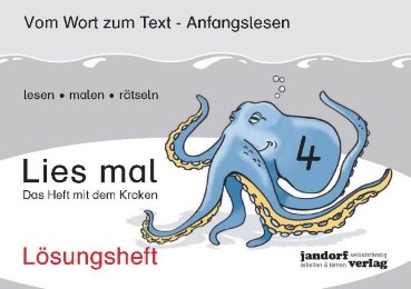 [CS978-3-939965-85-5] Lies mal 4 - Das Heft mit dem Kraken. Lösungsheft