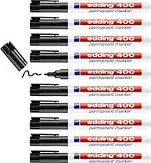 [91.170.11] Marqueurs edding 400 noir 10 pces
