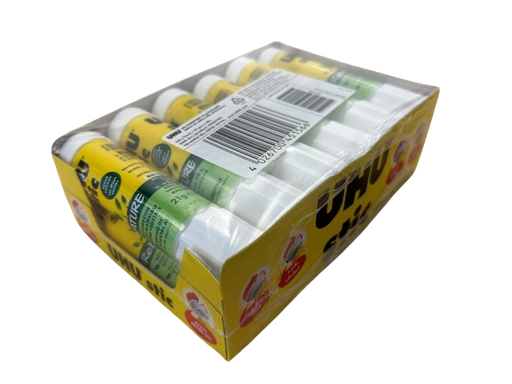 [68.960] Colle en bâton Uhu 21gr (Pqt de 12 pces)
