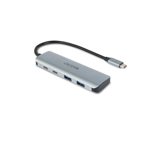 [60.056] USB-A/USB-C Metal Hub Dicota 2x USB A 3.0 + 2x USB-C