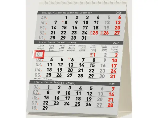 [AG480120] Tischkalender Desktop Delta 2027