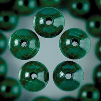 [81.223.69] Perles en bois 12 mm - vert foncé 30 pces
