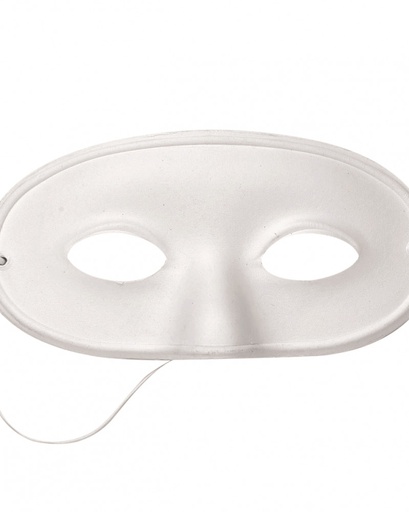 [83.552] Demi masque en carton 17.5 x 9.5 cm - 2 pièces