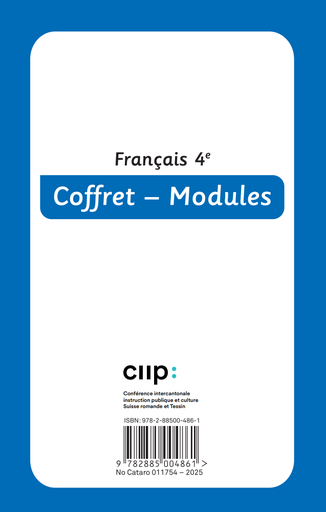 [11659] Français 4e coffret modules (CATARO 011754)