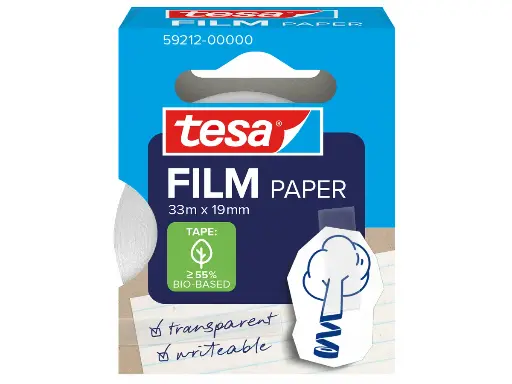 [68.429] Ruban adhésif tesa® en papier transparent 33 m : 19 mm