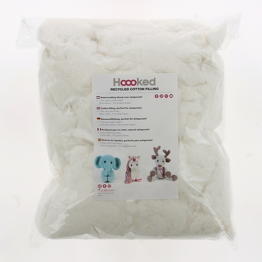 [83.105.82] HOOOKED Füllmaterial 250 g aus recycelter Baumwolle