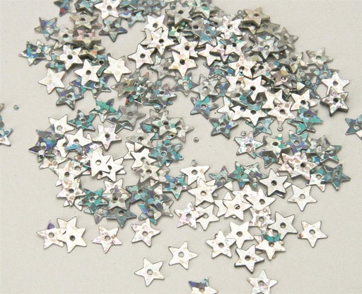 Paillettes étoile 6 mm 6 gr