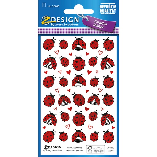 [94.974] Stickers Coccinelles