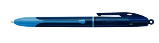[67.265.5] Stylo Bic 4 couleurs 40 % écriture plus fluide