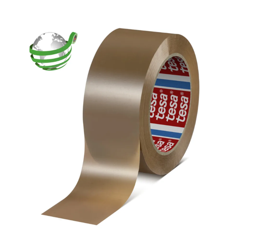 [89.108.130] Bande d'emballage tesa® PET recyclé brun 132 m : 50 mm 