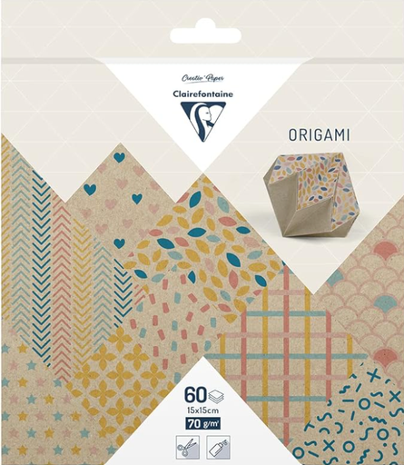 [94.731.1] Papier à plier 15x15 cm, 70 g/m2, 60 fles