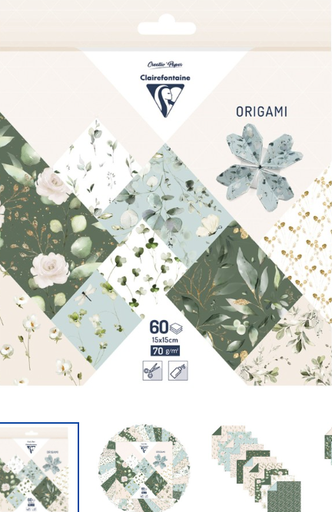 [94.746.1] Papier à plier 15x15 cm, 70 g/m2, 60 fles