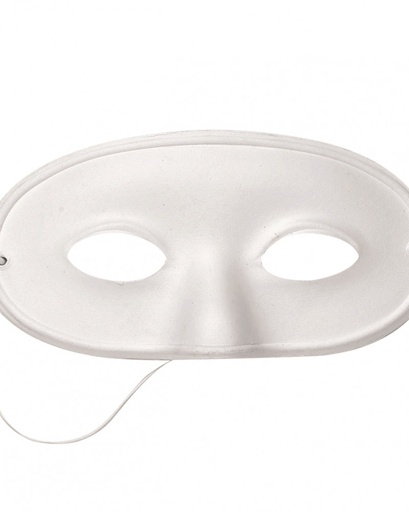 [83.540] Demi masque en carton 18.5 x 9.5 cm - 10 pièces