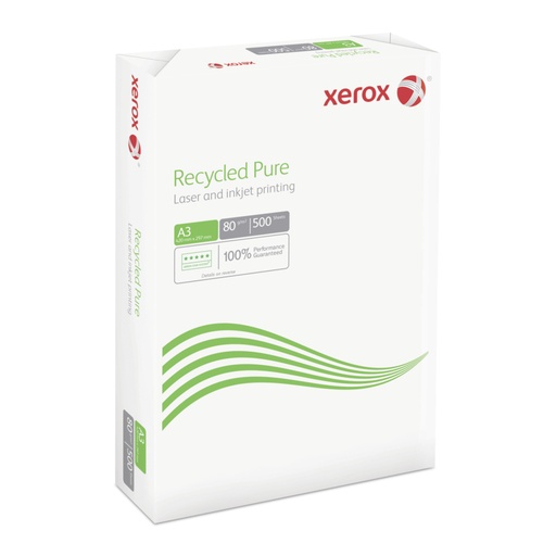[DS62.135] Papier photocopies A3 80g/m2 Xerox Recycled Pure (pq de 500 feuilles)