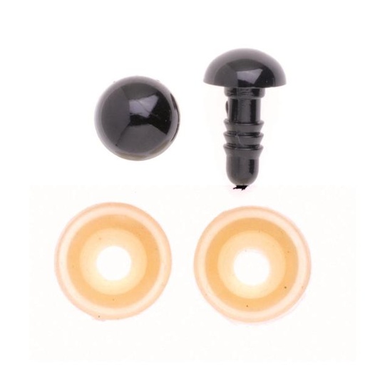 [83.103.10] Yeux en plastique 10 mm 