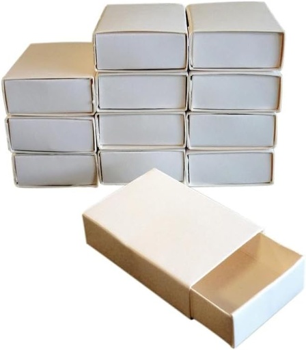 [81.354] Boîte d'allumettes vides 53 x 36 x 15 mm 12 pièces 