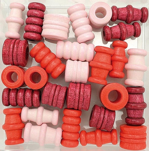 Holzperlen ø 11-19 mm Mix