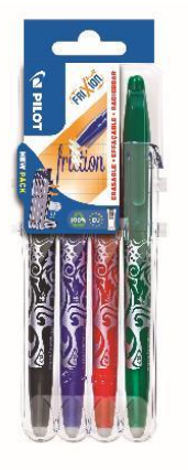 Pilot FriXion Point 0.7 Sortiment 4 Farben 